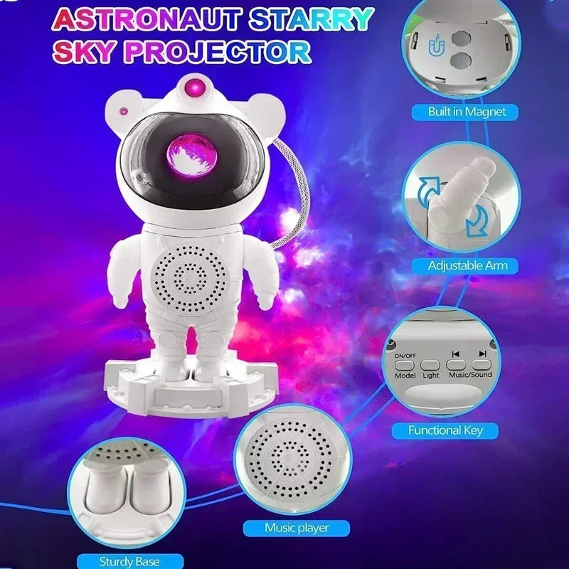 Astronaut Star Galaxy Projectorkids room light