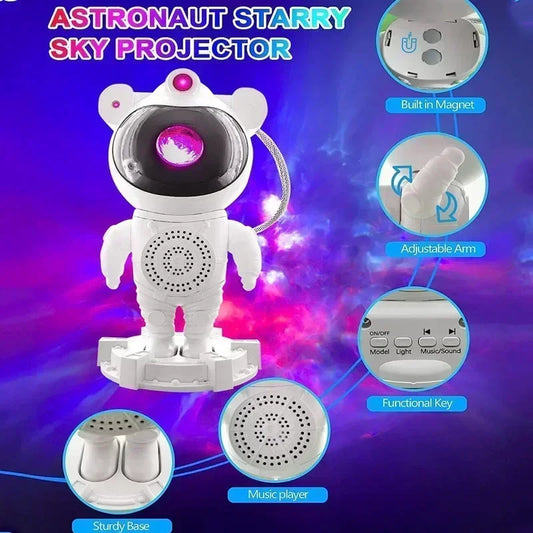 Astronaut Star Galaxy Projectorkids room light