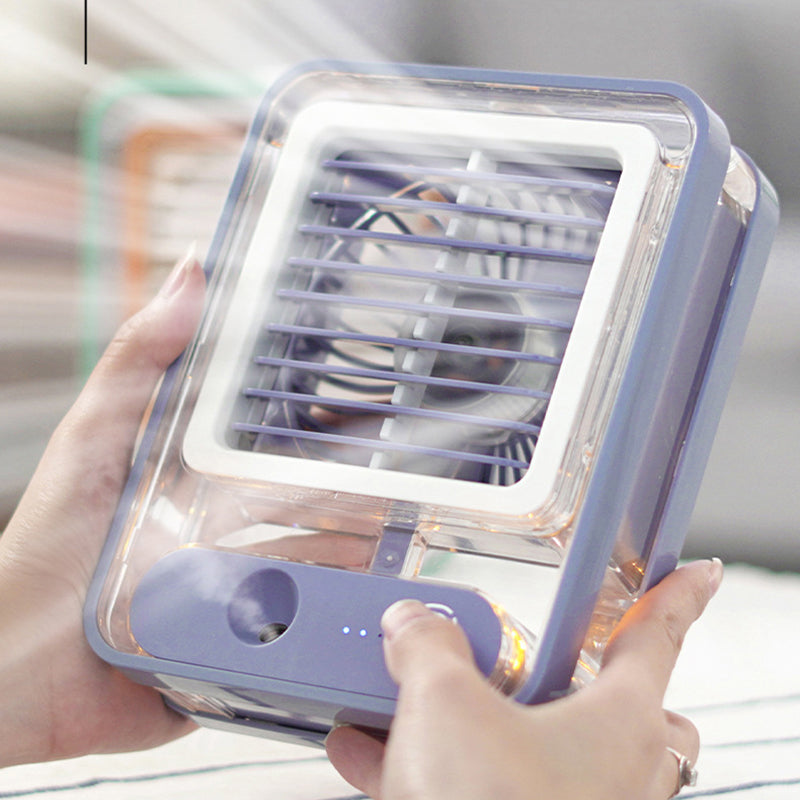 Desktop Fan, Portable Low Noise Rechargeable